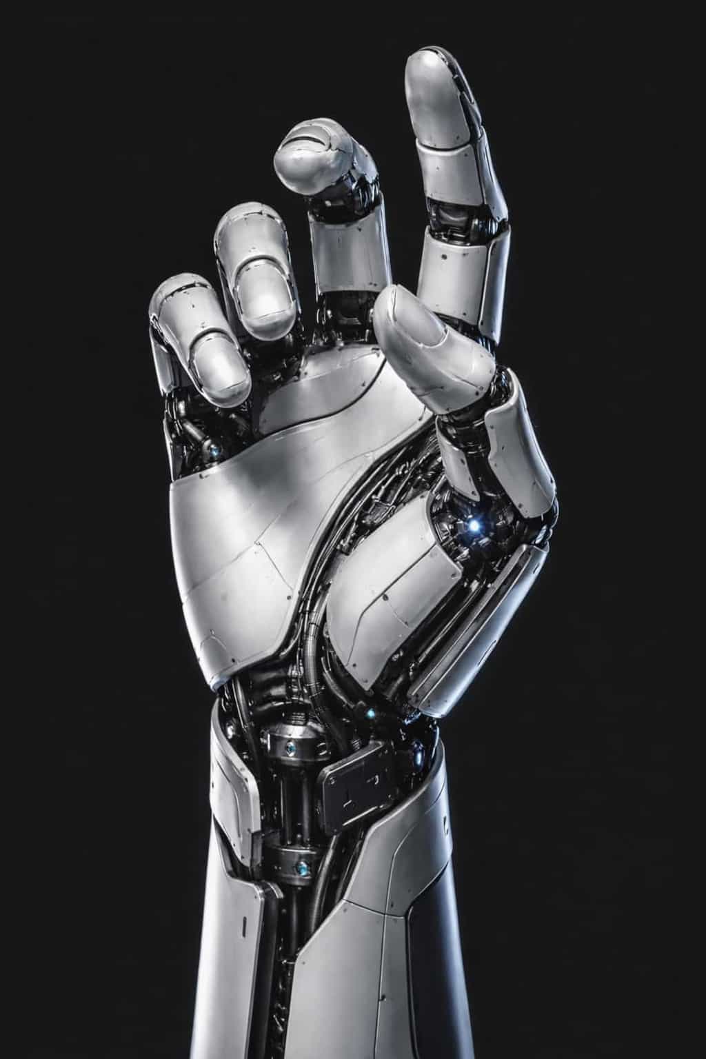 Robot and human hands